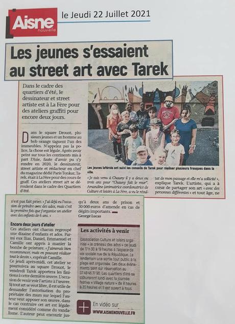 Article dans l’Aisne nouvelle