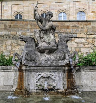 Bayreuth — Wittelsbacherbrunnen — La fontaine Wittelsbach
