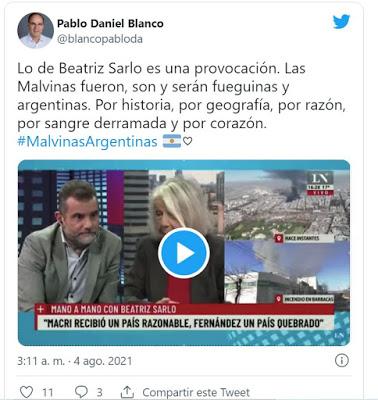 Qui sème le vent récolte la tempête et Beatriz Sarlo a déjà semé la tempête [Actu]