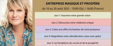 Formation gratuite avec Marie Guérin du Canada (Québec)