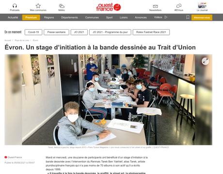 Un article dans Ouest France