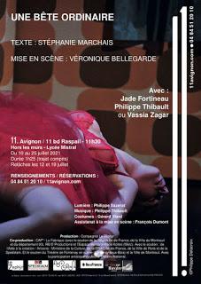 Une bête ordinaire, mise en scène par Véronique Bellegarde au Lycée Mistral