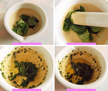 Pommes de terre nouvelles, carottes, ail-éléphant et origan (Vegan)