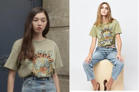 UN SI GRAND SOLEIL : le t-shirt “magic jungle” de Camille dans l’épisode 709