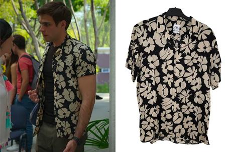 CONTROL Z : Raúl’s floral shirt in S2E01