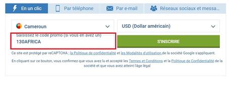 Code promo 1xBet Cameroun – Comment obtenir ?