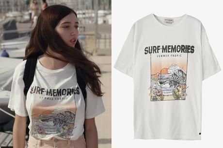UN SI GRAND SOLEIL : le t-shirt “surf memories” de Camille dans l’épisode 710