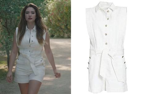 ICI TOUT COMMENCE : le combishort blanc de Charlène dans l’épisode 205