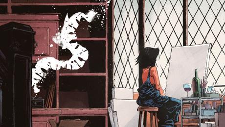 The Me You Love In The Dark #1, de la peinture et des fantômes