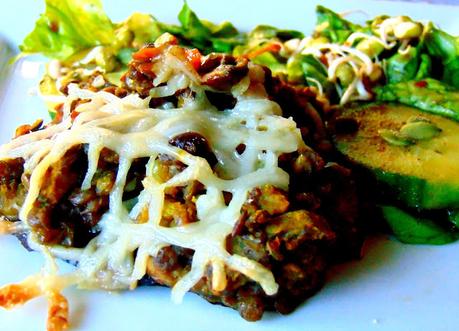 Champignons portobellos farcis aux lentilles Champignons portobellos farcis aux lentilles