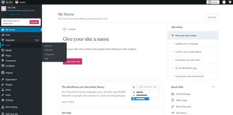 Comment démarrer un blog WordPress - Capture d'écran 6