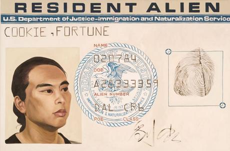 Hung Liu, Alien résident (1988).  Collection du San Jose Museum of Art, don de la Lipman Family Foundation, ©Hung Liu.