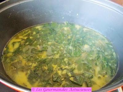 Soupe au plantain  et aux pois cassés (Vegan)