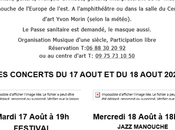 Centre d’Art Yvon Morin (Drôme Provençale concerts Août 2021