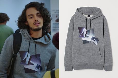 CONTROL Z : Ernesto’s gray sweatshirt in S2E04