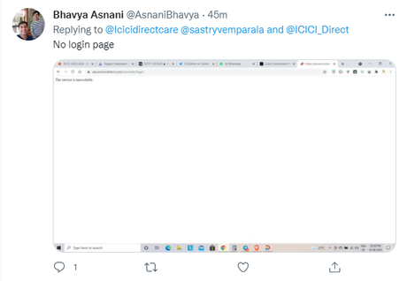 Site Web et application ICICIdirect en panne ;  les utilisateurs se plaignent de ne pas pouvoir se connecter