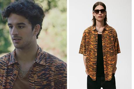 ICI TOUT COMMENCE : la chemise imprimé tigre de Greg dans l’épisode 208