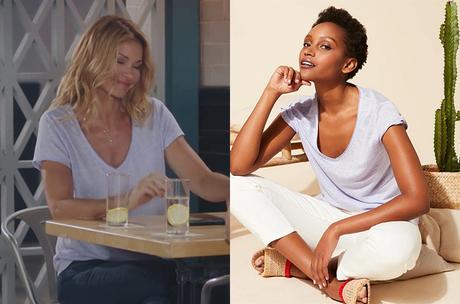 DEMAIN NOUS APPARTIENT : le t-shirt lilas de Chloé dans l’épisode 993