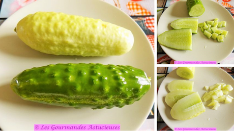 Riz en salade aux cyclanthères et aux concombres (Vegan) Riz en salade aux cyclanthères et aux concombres (Vegan)