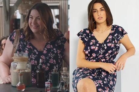 DEMAIN NOUS APPARTIENT : la robe bleue à fleurs d’Audrey dans l’épisode 995