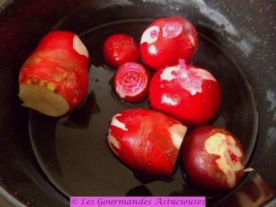 Sauce betteraves-carottes-wasabi pour spaghettis (Vegan)