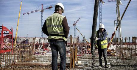 Union européenne: Diminution de la production dans la construction