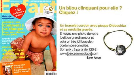 Bracelet cordon plaque ronde Didouchka