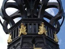 Statue Notre Dame brille nouveau cathédrale Cambrai