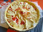 Tarte tomato-chèvre à la moutarde à l'ancienne et au yaourt DSC00487