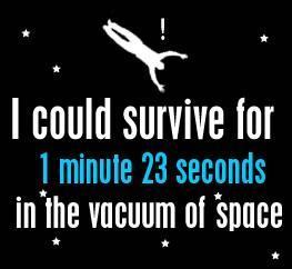Combien de temps survivrez-vous dans l'espace ?