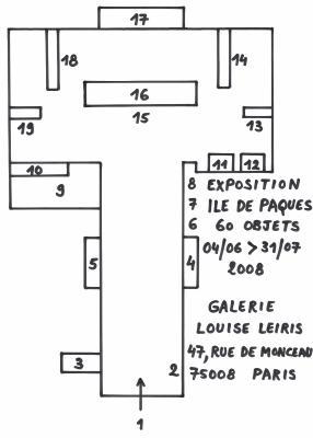 481/plan de la galerie Louise Leiris