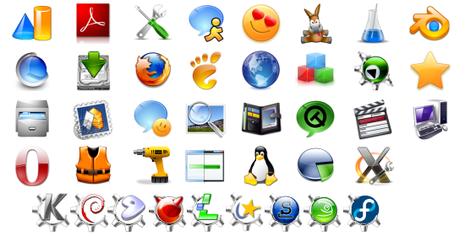 kits d’icones pour personnaliser votre bureau Linux