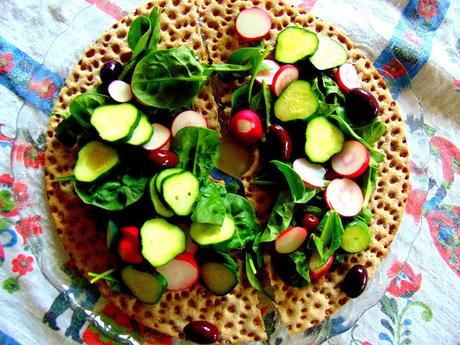 Pain garni de l'été ... ou couronne estivale Pain garni de l'été ... ou couronne estivale