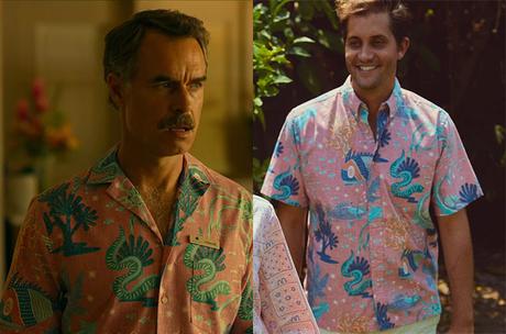 THE WHITE LOTUS : Armond’s pink shirt in S1E06 THE WHITE LOTUS : Armond’s pink shirt in S1E06