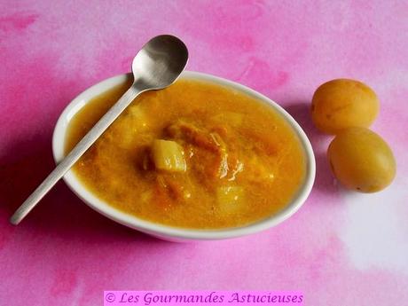 Compotée prunes-rhubarbe (Vegan)