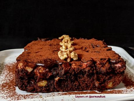 Brownies aux noix et guimauves. (Bonfire Brownies)