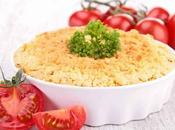 Crumble léger courgettes fromage