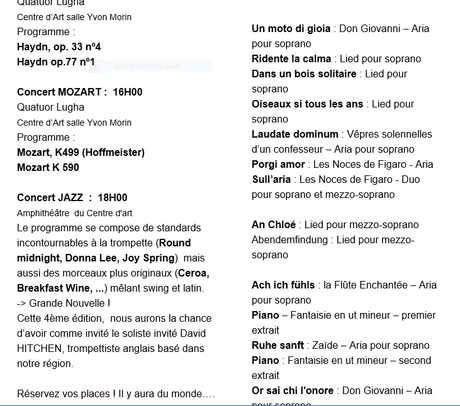 Centre d’Art Yvon Morin -de la musique et une exposition.( Drôme Provençale) -Le Poet-Laval