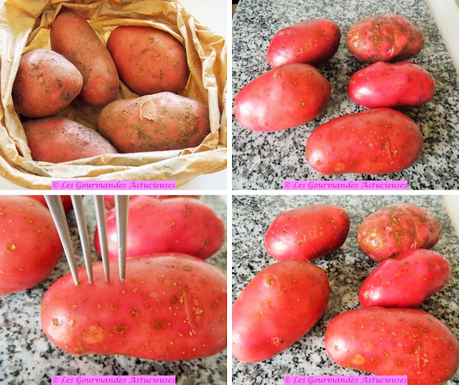 Pommes de terre farcies aux carottes (Vegan)