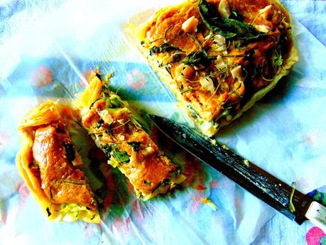 Quiche aux courgettes