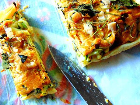 Quiche aux courgettes