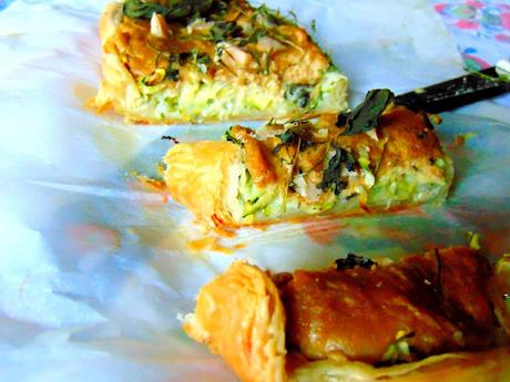 Quiche aux courgettes