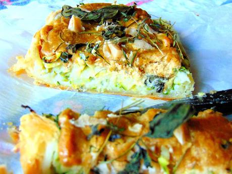 Quiche aux courgettes