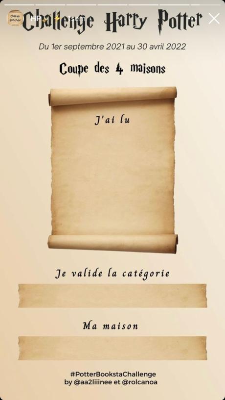 Challenge littéraire HP : La coupe des 4 maisons démarre le 1er septembre