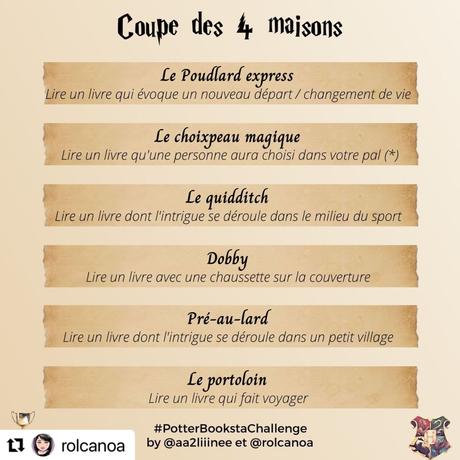 Challenge littéraire HP : La coupe des 4 maisons démarre le 1er septembre