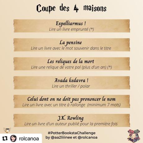 Challenge littéraire HP : La coupe des 4 maisons démarre le 1er septembre