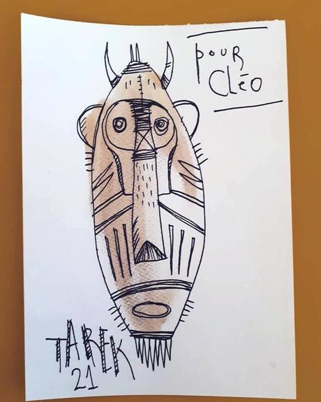 Dessins réalisés lors de mon exposition à Lyon