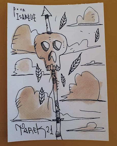 Dessins réalisés lors de mon exposition à Lyon