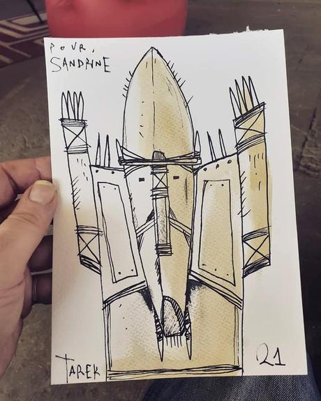 Dessins réalisés lors de mon exposition à Lyon