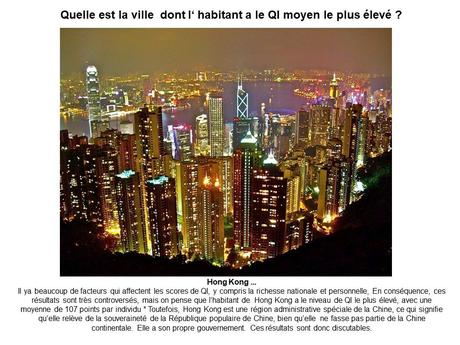 Pays Etrangés - Quelques particularités